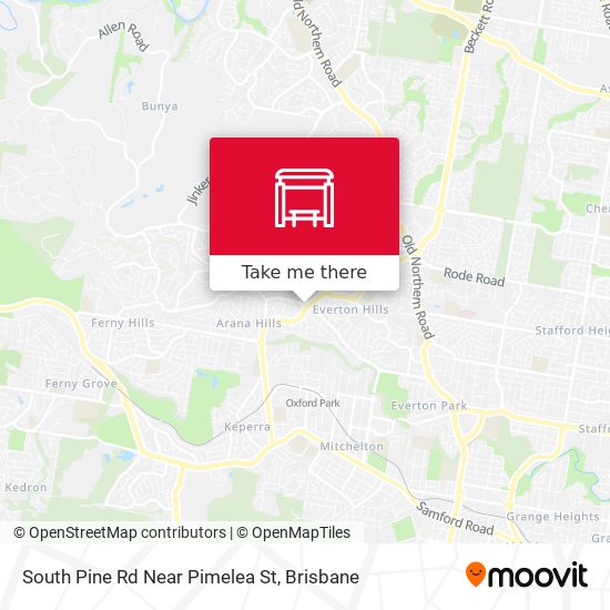 South Pine Rd Near Pimelea St map