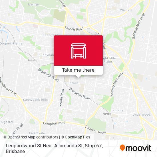 Leopardwood St Near Allamanda St, Stop 67 map