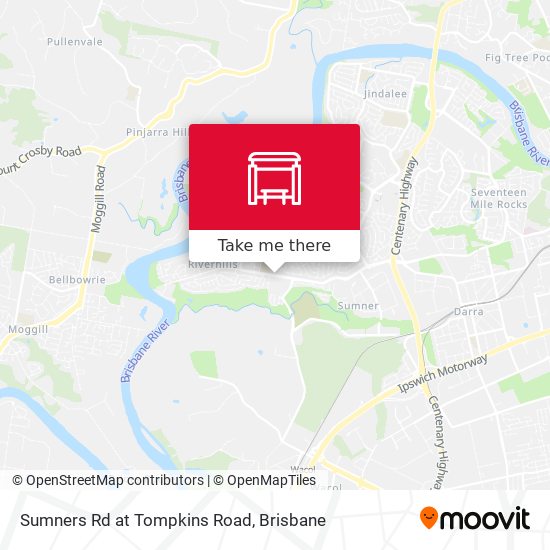 Sumners Rd at Tompkins Road map