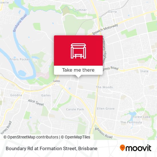 Boundary Rd at Formation Street map