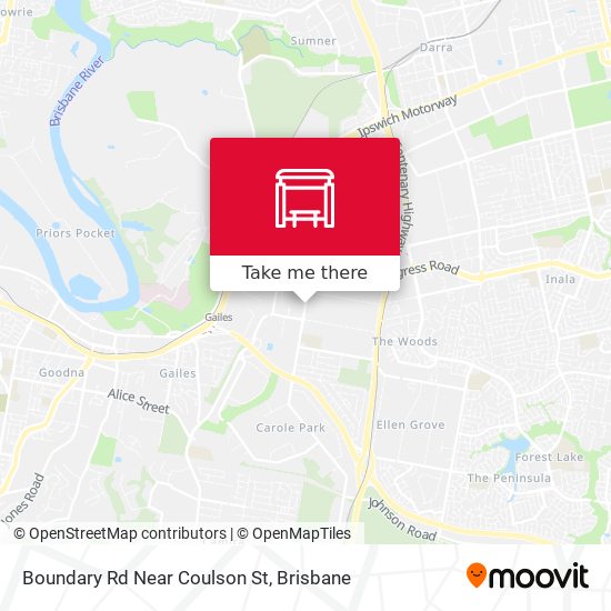 Boundary Rd Near Coulson St map