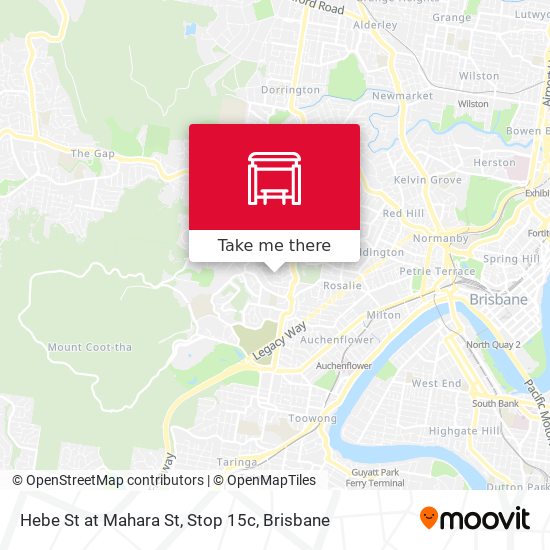 Hebe St at Mahara St, Stop 15c map
