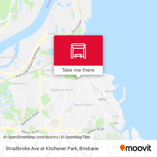 Stradbroke Ave at Kitchener Park map