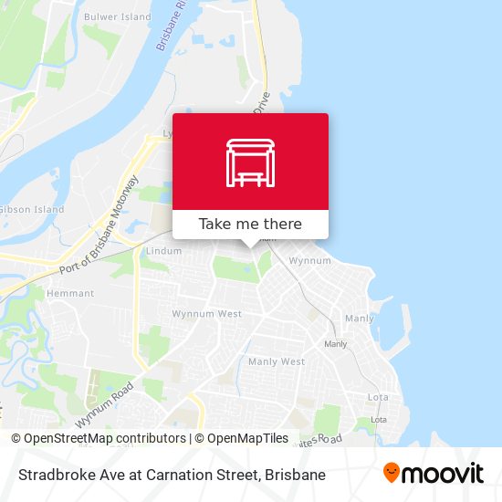 Stradbroke Ave at Carnation Street map