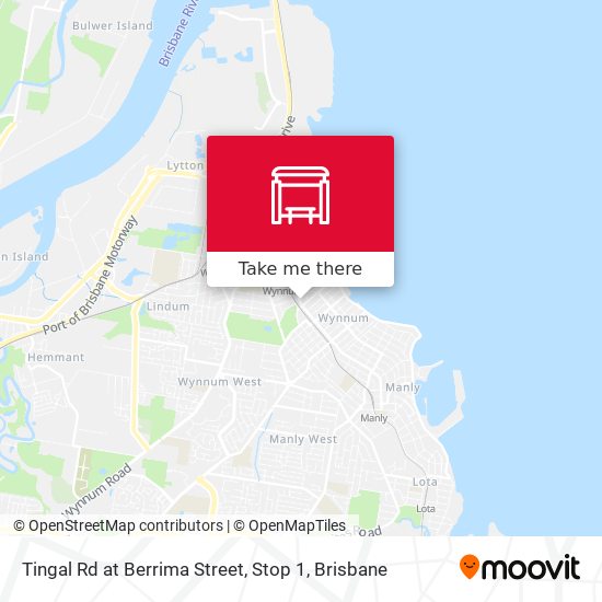 Tingal Rd at Berrima Street, Stop 1 map