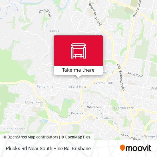 Plucks Rd Near South Pine Rd map