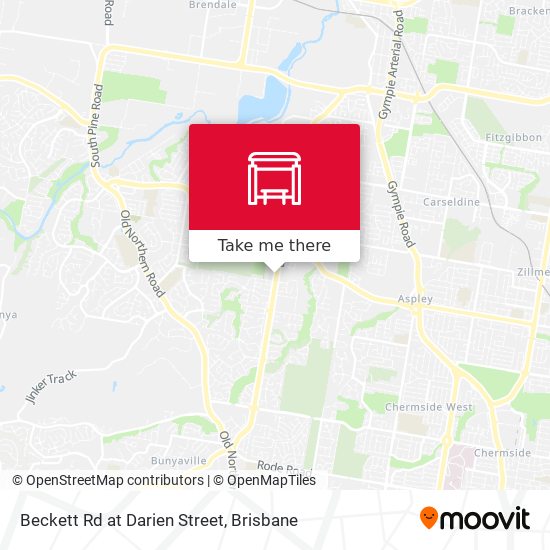 Beckett Rd at Darien Street map