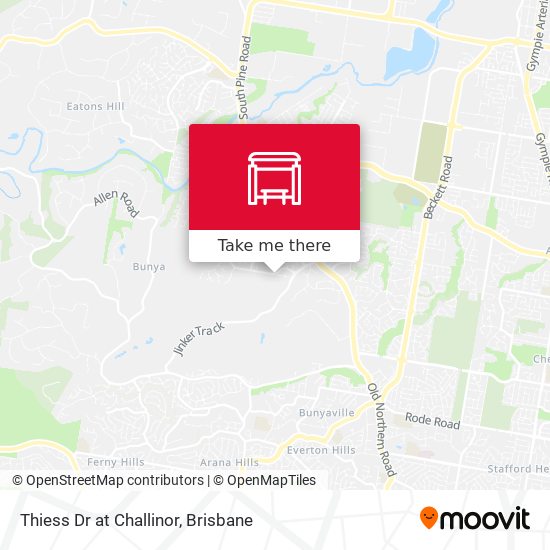 Thiess Dr at Challinor map