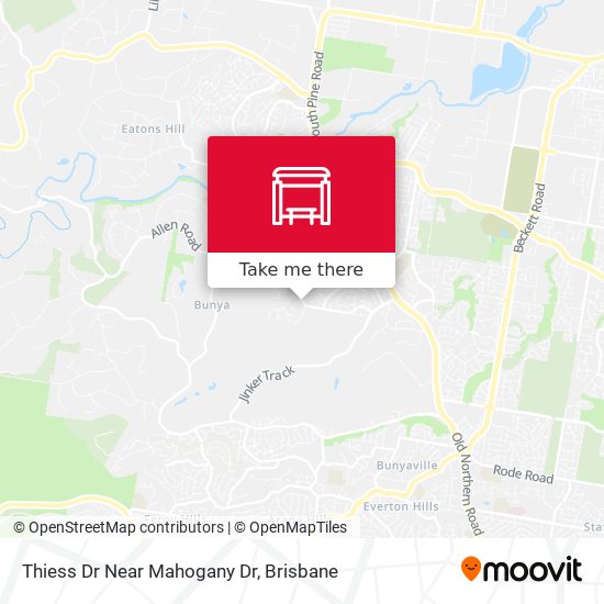 Thiess Dr Near Mahogany Dr map
