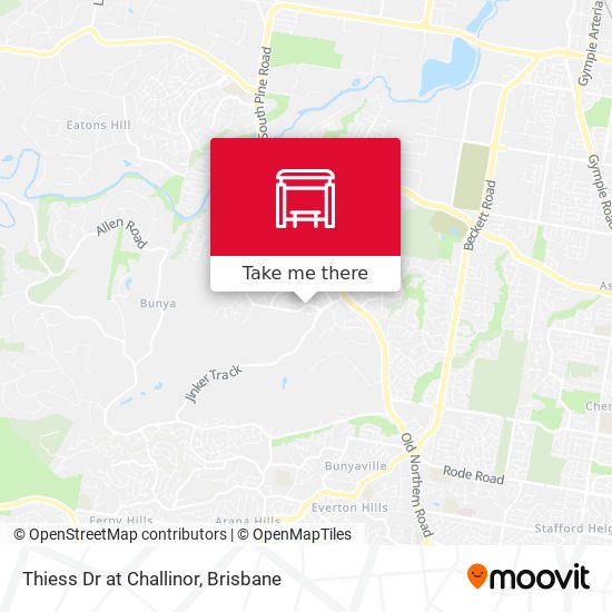 Thiess Dr at Challinor map