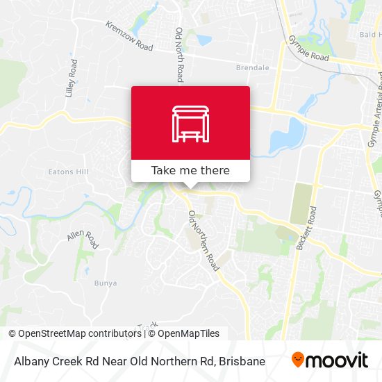 Albany Creek Rd Near Old Northern Rd map