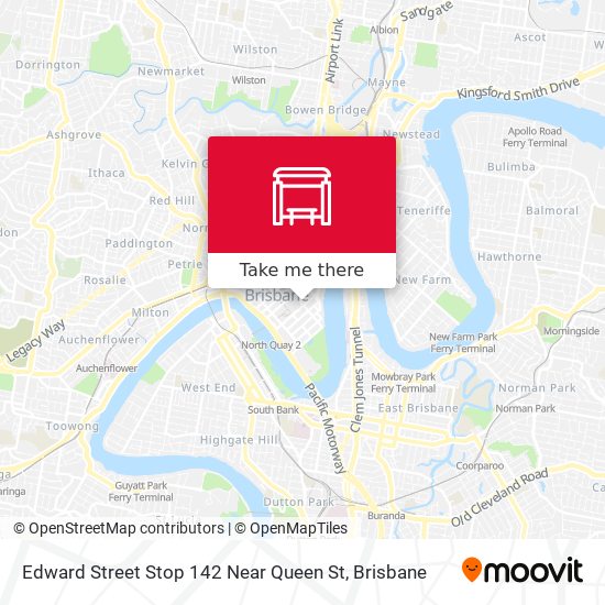 Edward Street Stop 142 Near Queen St map