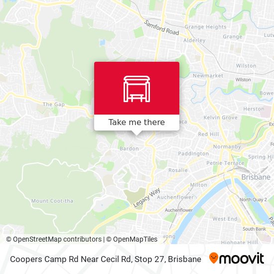 Coopers Camp Rd Near Cecil Rd, Stop 27 map
