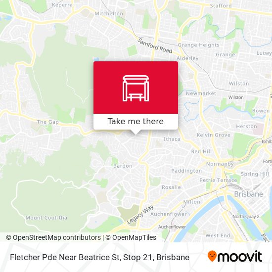 Fletcher Pde Near Beatrice St, Stop 21 map