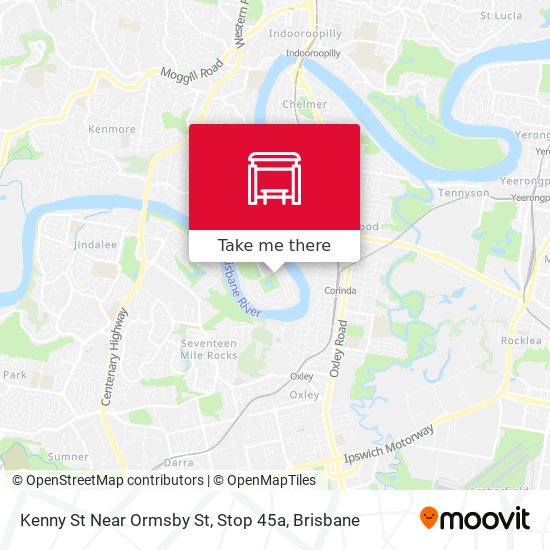 Kenny St Near Ormsby St, Stop 45a map