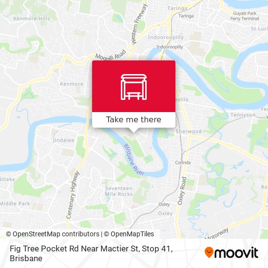 Fig Tree Pocket Rd Near Mactier St, Stop 41 map