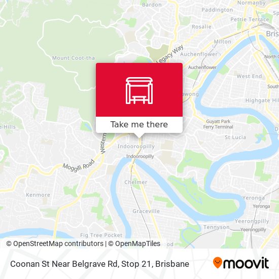 Coonan St Near Belgrave Rd, Stop 21 map