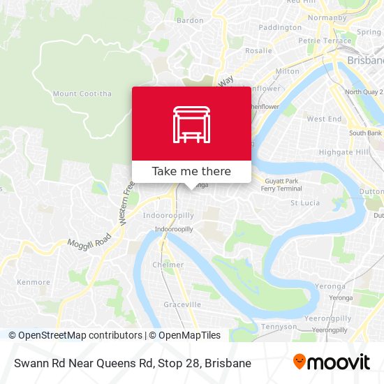 Swann Rd Near Queens Rd, Stop 28 map