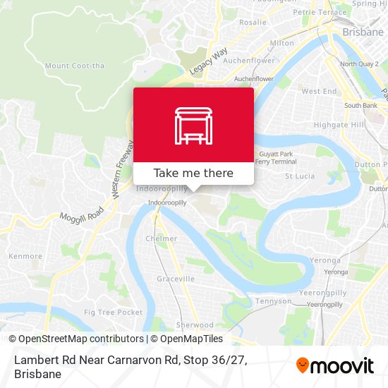 Lambert Rd Near Carnarvon Rd, Stop 36 / 27 map