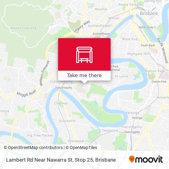 Lambert Rd Near Nawarra St, Stop 25 map