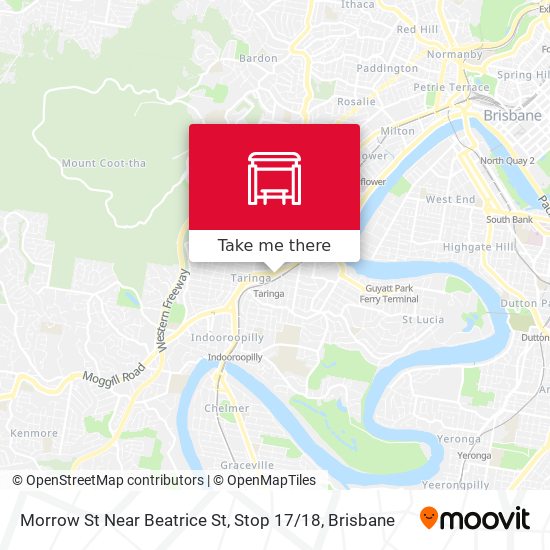 Morrow St Near Beatrice St, Stop 17 / 18 map