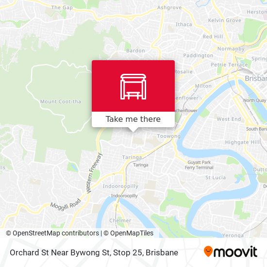 Orchard St Near Bywong St, Stop 25 map