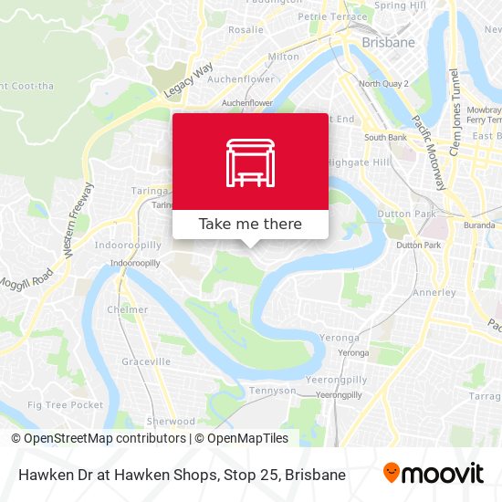 Hawken Dr at Hawken Shops, Stop 25 map