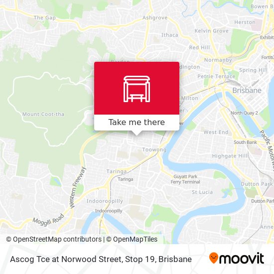 Ascog Tce at Norwood Street, Stop 19 map