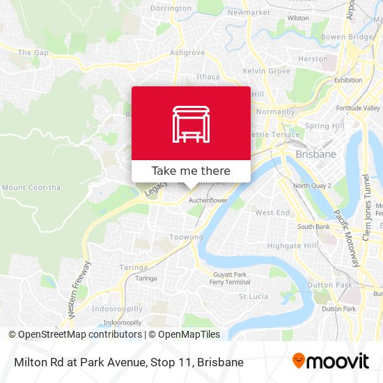 Milton Rd at Park Avenue, Stop 11 map