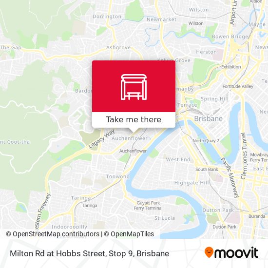 Milton Rd at Hobbs Street, Stop 9 map