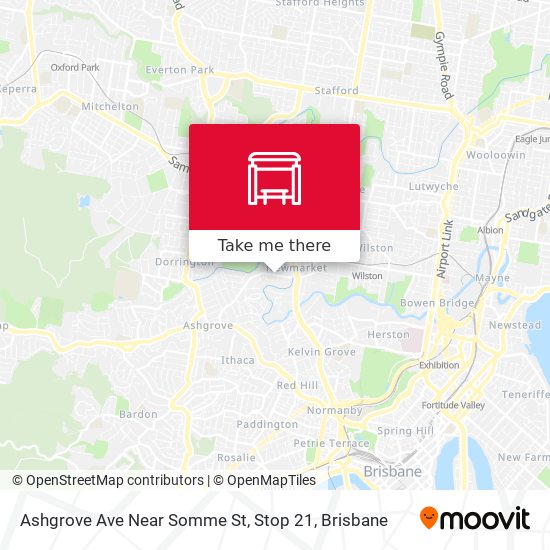 Ashgrove Ave Near Somme St, Stop 21 map