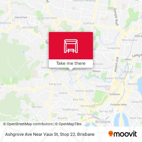 Ashgrove Ave Near Vaux St, Stop 22 map