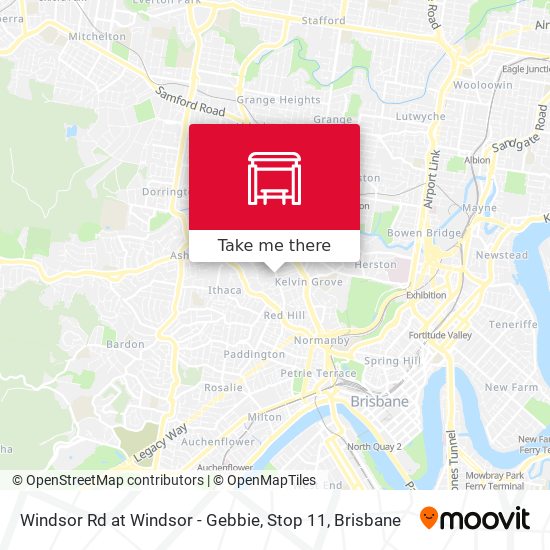 Windsor Rd at Windsor - Gebbie, Stop 11 map