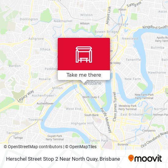Herschel Street Stop 2 Near North Quay map
