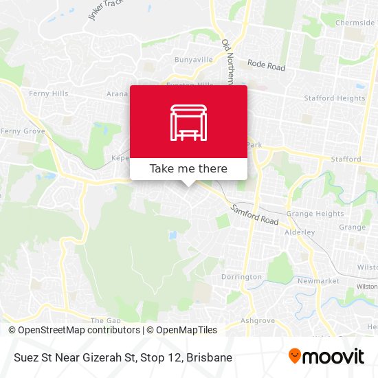 Suez St Near Gizerah St, Stop 12 map