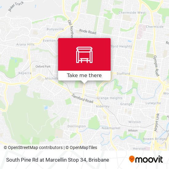 South Pine Rd at Marcellin Stop 34 map