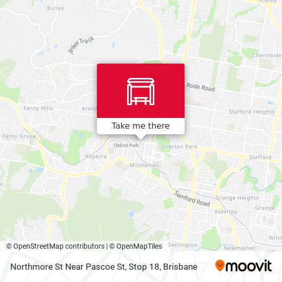 Northmore St Near Pascoe St, Stop 18 map