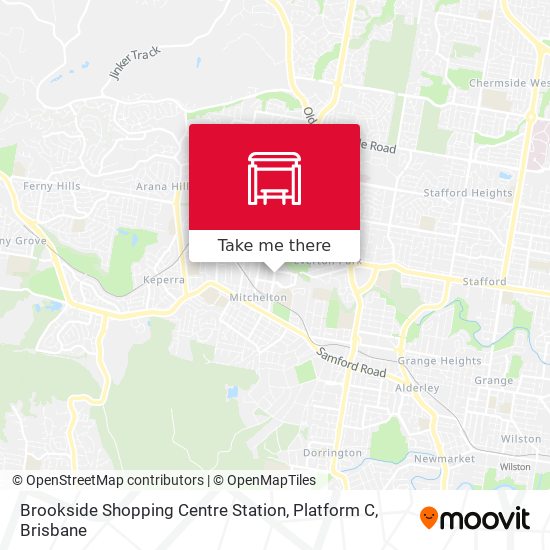 Brookside Shopping Centre Station, Platform C map