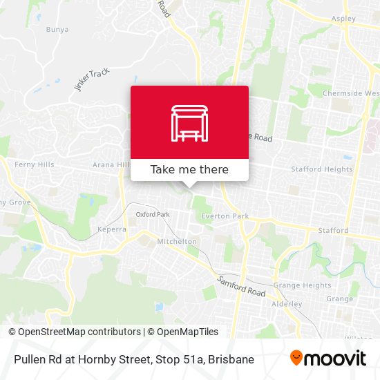 Pullen Rd at Hornby Street, Stop 51a map