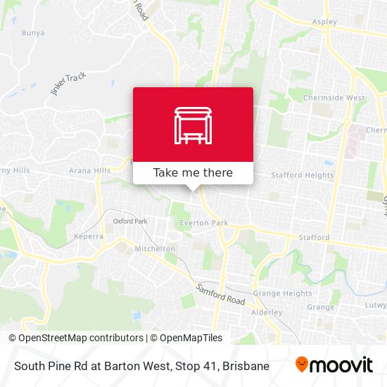 South Pine Rd at Barton West, Stop 41 map