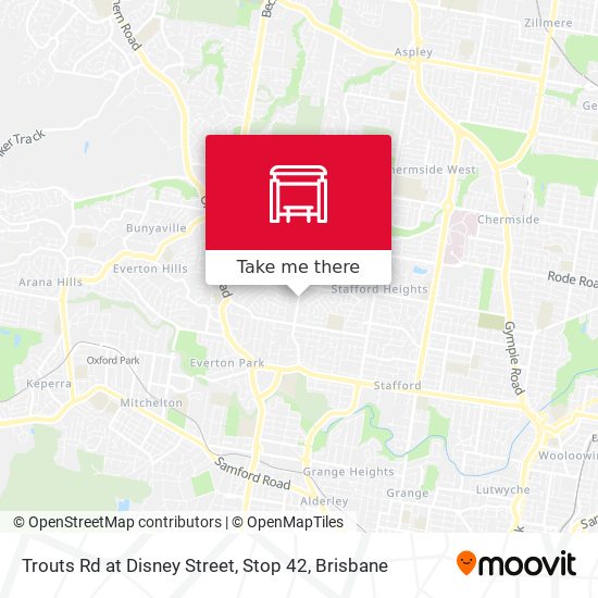 Trouts Rd at Disney Street, Stop 42 map
