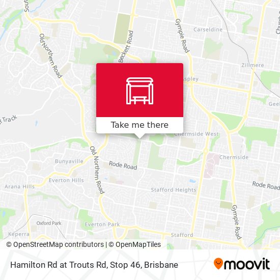 Hamilton Rd at Trouts Rd, Stop 46 map