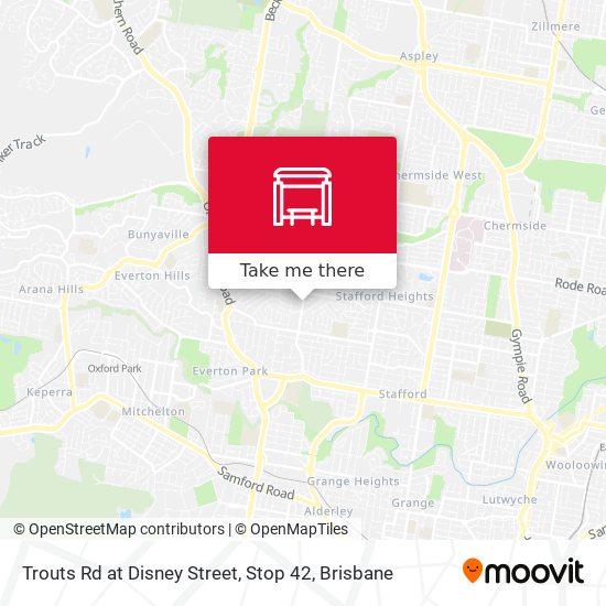 Trouts Rd at Disney Street, Stop 42 map