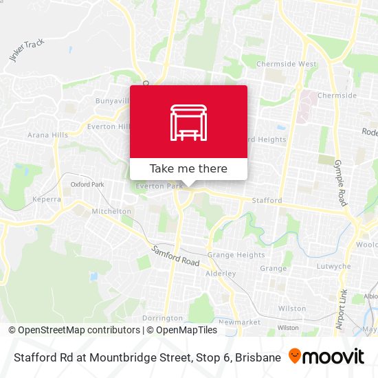 Stafford Rd at Mountbridge Street, Stop 6 map