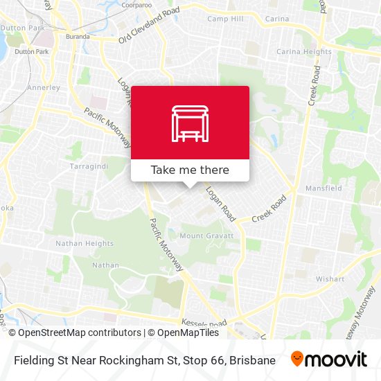 Fielding St Near Rockingham St, Stop 66 map