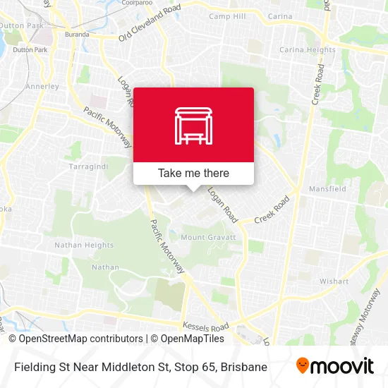 Fielding St Near Middleton St, Stop 65 map