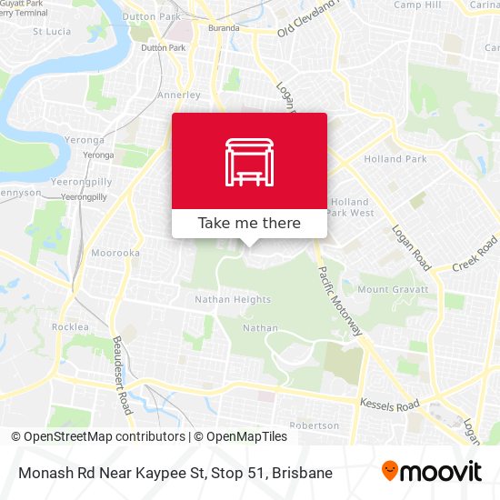 Monash Rd Near Kaypee St, Stop 51 map