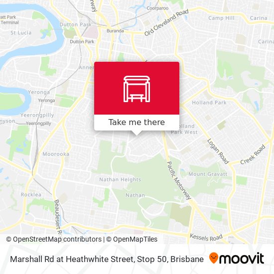 Marshall Rd at Heathwhite Street, Stop 50 map