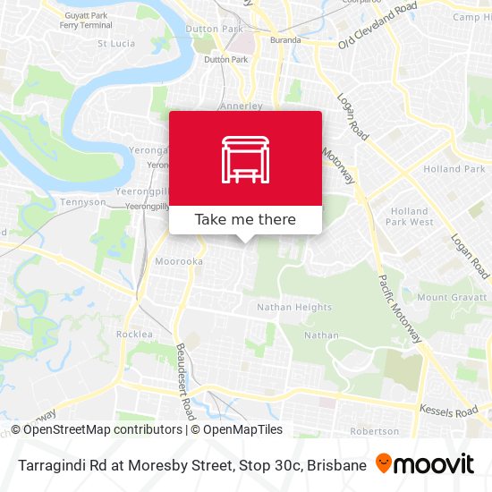 Tarragindi Rd at Moresby Street, Stop 30c map