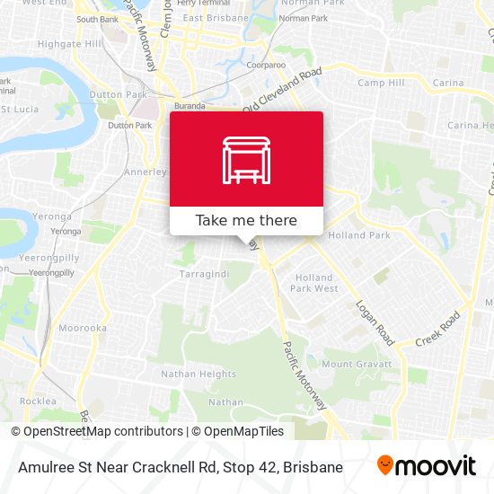 Amulree St Near Cracknell Rd, Stop 42 map